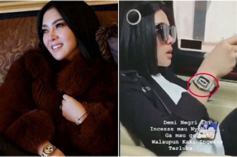 Tangan iyok berujung diperban : Punya Suami Konglomerat, Syahrini Kepergok Pakai Jam ...