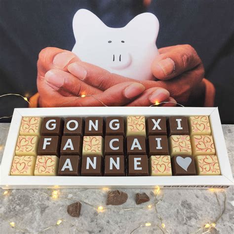 Chinese new year or spring festival is the biggest festival in china. Chinese New Year Personalised Chocolate Gift By Cocoapod ...