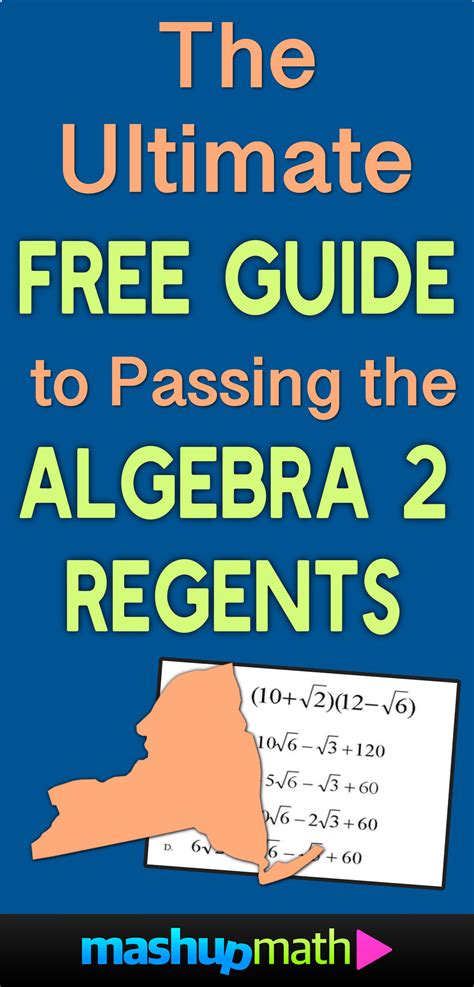 The next nys algebra regents exam will be held on wednesday, june 23, 2021, at 9:15 am. The Ultimate Guide to Passing the Algebra 2 Regents Exam ...