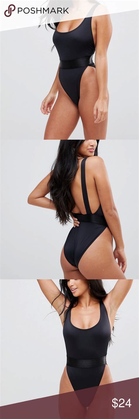 513 x 655 · jpeg. ASOS PETITE High Leg Elastic Waist Swimsuit Brand new ...