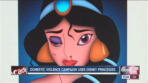 Un women pulls domestic violence campaign video. Domestic violence campaign uses Disney princesses - YouTube