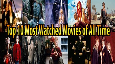 More comedy in the number 4 position, and a second entry by steven spielberg to boot. Top 10 Most Watched Movies of All Time in the World - YouTube