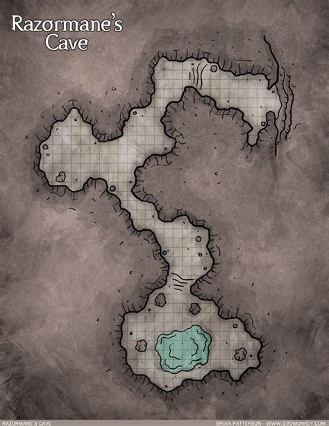 This tactical map was originally created for the d&d 5.0 adventure tomb of annihilation. D&D Map Cave | National Park Map