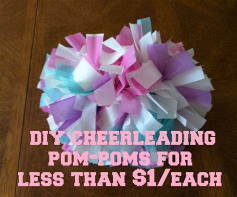 See how to make pom poms for your budding dancer or cheerleader. DIY Cheerleading Pom-Poms | Cheerleading pom poms, Cheer ...