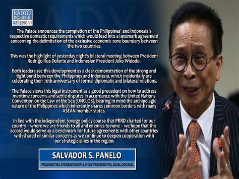 Ang ampalaya kahit anong pait, sa nagkakagusto'y matamis. Nilagdaang kasunduan sa delimitation ng exclusive economic ...