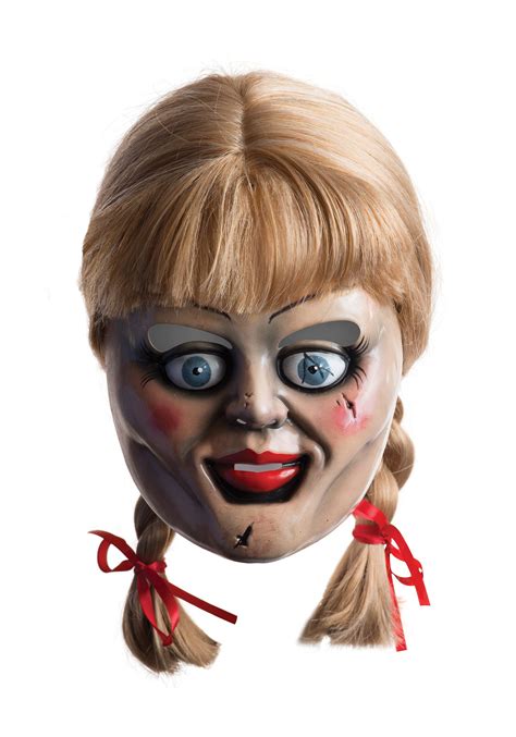 'she's in a case for a reason': Adult Annabelle Mask w/Wig