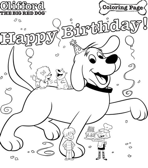 Select from 35870 printable coloring pages of cartoons, animals, nature, bible and many more. 30 best Clifford Party Ideas images on Pinterest | Birthdays, Pets and Birthday celebrations