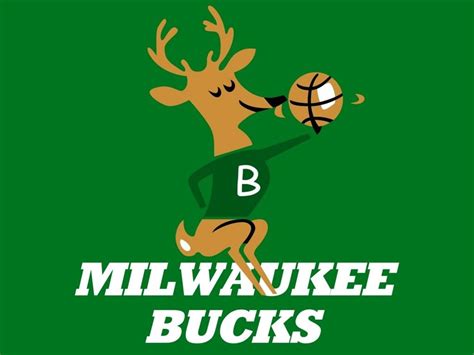 Courtesy of the milwaukee bucks. old milwaukee bucks logo