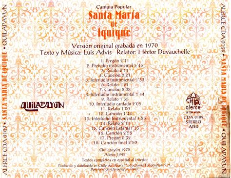 kilapaˈʝun) are an instrumental and vocal folk music group from chile and among the longest lasting. Barricadas: Quilapayún - (1970) - Santa María De Iquique ...