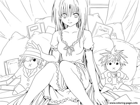 You can find here 6 free printable coloring pages of kawaii anime. Anime Coloring Pages Printable