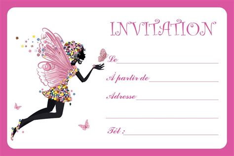 Writing a letter is one of the best ways to invite other people to a particular event. Carte d'invitation féé *8 CIFEE : Fastprint : Fastprint ...