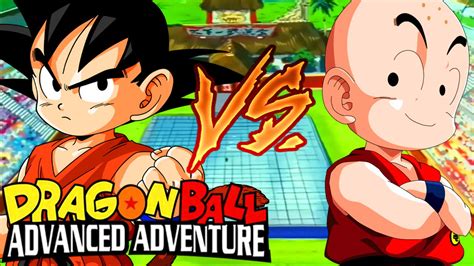 Based on the dragon ball manga and anime series. Dragon Ball Advanced Adventure- Goku Vs Krillin! (Test ...