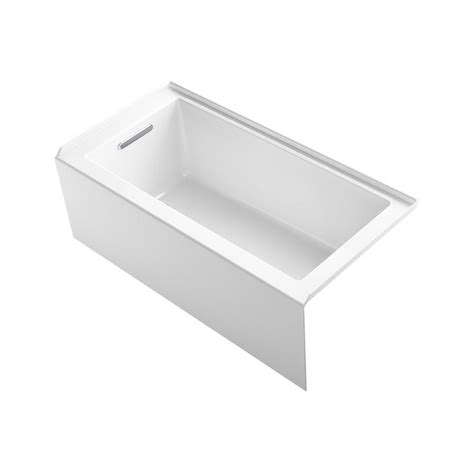 Bathtubs home depot can help you to relax your body and relieve your body from sore and aches. KOHLER Underscore 60 in. Left-Hand Drain Rectangular ...