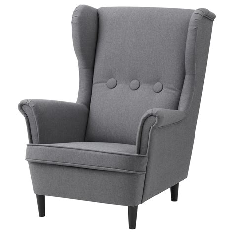 They can sit on children's chairs in their size, instead. STRANDMON Children's armchair - Vissle gray | Childrens ...