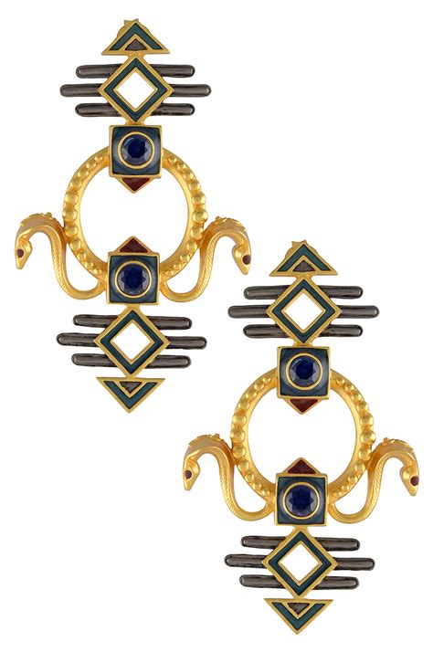 Shiva's third eye is also sometimes known as the eye of wisdom. Snake Third Eye Shiva Earrings