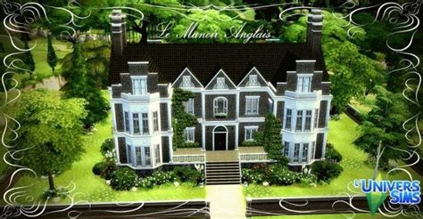 So i'm honestly undecided about uploading any builds atm because i am crazy excited about the upcoming patch. English manor by audrcami at L'UniverSims via Sims 4 ...