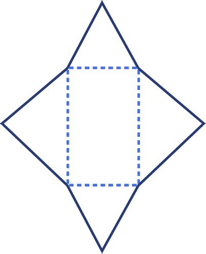 A rectangular pyramid is a solid which has a rectangle shape at the base and the four faces on the four sides of the rectangle which are isosceles. Different Nets Of Solid Figures / Nets Of 3d Shapes ...
