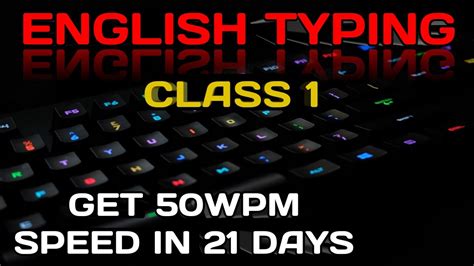 It's nice to talk to you, our conversation has. How to learn English typing at home CLASS 1| IN ENGLISH ...