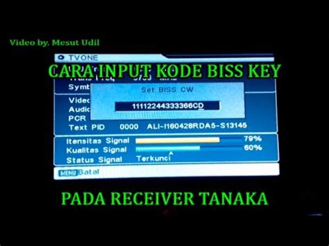 Maybe you would like to learn more about one of these? cara input biss key tanaka t21 - YouTube