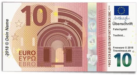 So sehen euro geldscheine und eurobanknoten aus, denn hier sind alle euroscheine bilder auf einen blick. 1000 Euro Schein Zum Ausdrucken