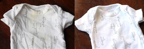 It's a natural reaction, dieter says. How to Get Yellow Stains Out of Baby Clothes After Storage ...