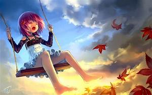 Clouds, Leaves, Lolicon, Wallpapers, Hd, Desktop, And, Mobile