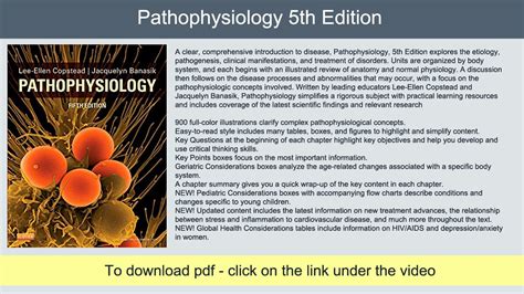 The player's rule book is currently at variation 0.2 (2nd launch) and also features a fair bit of material loaded right into 115 web pages. Pathophysiology 5th edition | download medical book PDF ...