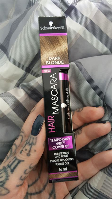 A bold, sexy black lash never hurt anyone. Schwarzkopf Hair Mascara - Dark Blonde reviews in Hair ...