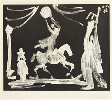 Your daily dose of fun! Pablo Picasso,Aquatint,Au cirque,clown et pierrot | Pablo ...