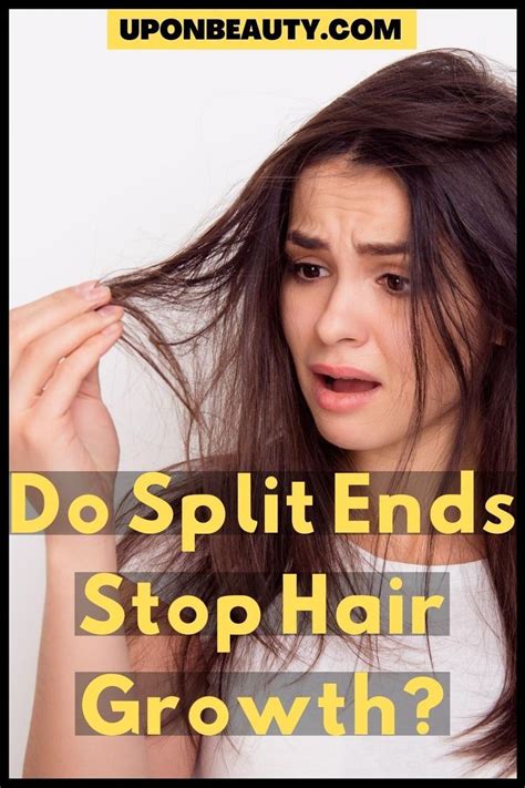 I didn't think it could affect growth since it's not really in contact with the roots. Do Split Ends Stop Hair Growth? - Up On Beauty | Split ...