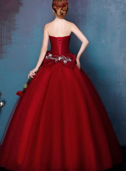 Sicuramente la sposa ha il suo bel da fare quando deve scegliere il proprio abito da sposa. Abito da Sposa online economico colorato rosso elegante ...