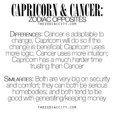 Compatibility between opposites is often good as they provide a special balance of qualities, each offering something the other lacks. Pin by Jennie Flitcroft on Astrology | Capricorn and ...