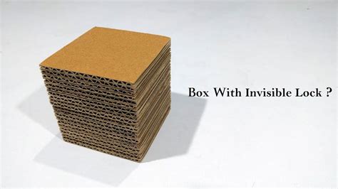 The pictured boxes were a present for a good friend's wedding. How to make invisible lock puzzle box From Cardboard ...