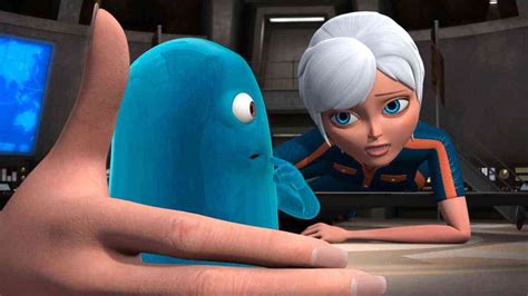 The monstrous metal robot unstop‐o‐bot does battle with the monsters, aliens, and an airborn tank in this soaring spectacle of silliness. هیولاها علیه بیگانگان Monsters vs Aliens | انیمیشن | آفرینک