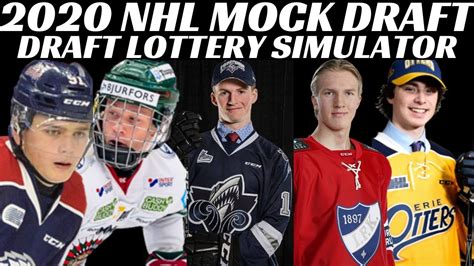 Don't worry, realgm gives you the option of mocking only the lottery selections, the. 2020 NHL Draft Lottery Simulator + Mock Draft (Top 10 ...