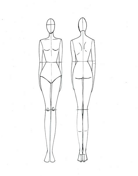 Fashion design apprentice form : Fashion Drawing Template | Fashion sketch template ...