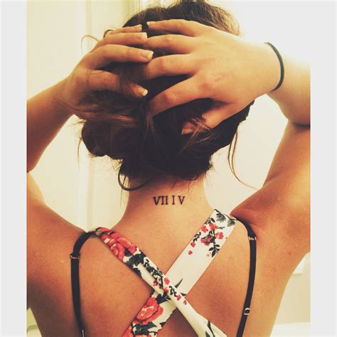 Check spelling or type a new query. Finally got my new tattoo!! Roman numerals 7 1 5 | Back of ...