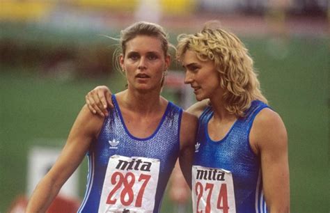 Dezember 1964 in gera) ist eine ehemalige deutsche leichtathletin, die 1992 und 2000 olympiasiegerin im weitsprung wurde. Katrin Krabbe & Heike Drechsler