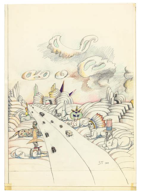 In the march and september issues of flair, publishes influential inset booklets of photoworks—images. Saul Steinberg - Untitled Las Vegas, 1989. Pencil ...