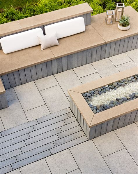 Depending on the material you choose, a patio is a more affordable option than a wood deck. Landscaping Trends | Techo-Bloc | Patio, Patio slabs ...