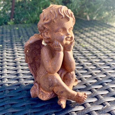 Relics, sculpture, motifs for the home: Cherub Sculpture By London Garden Trading ...