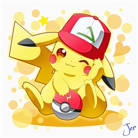 Pikachu's form are unique to a special distribution of ash's pikachu, each with a separate hat. Pikachu by JeroenVerstegen on Newgrounds