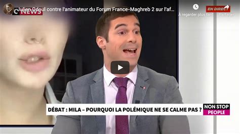 La vidéo de julien odoul, chef de file du rassemblement national dans l'yonne, victimes d'insultes homophobes. Julien Odoul VS l'animateur du Forum France-Maghreb 2 sur ...