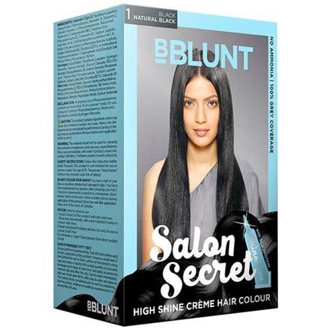 #bblunt #bbluntindia #intensemoisture #serum #happyhairdays #hairmood #haircut. Buy Bblunt Salon Secret High Shine Creme Hair Colour Black ...