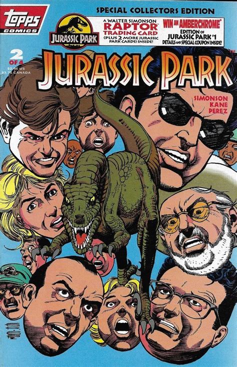 It is eleven years after the events of the jurassic park movies and cia agent daniel espinoza is working undercover to infiltrate infamously brutal nicaraguan drug lord gabriel cazares' drug ring. Topps Jurassic Park comic issue 2 Movie adaptation ...