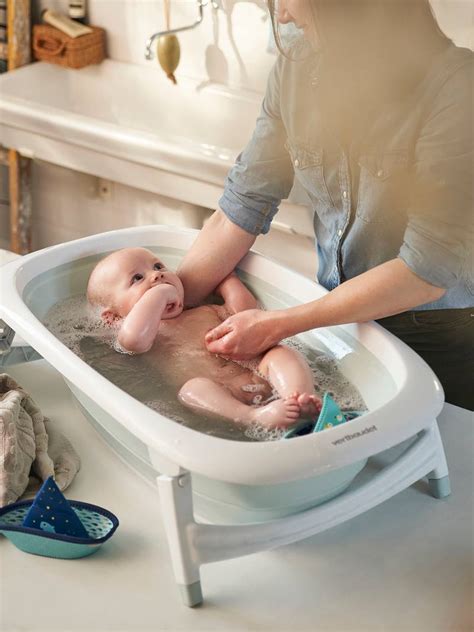Badewanne mit tür in 3 größen erhältlich. Vertbaudet Faltbare Baby Badewanne „Easy Tub" in