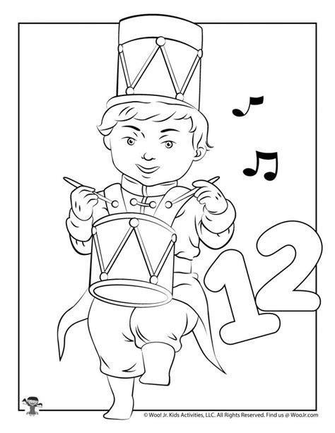 With more related things such the twelve days of christmas, 12 days of christmas 11 pipers piping coloring pages and mrs. 12 Days of Christmas Coloring Pages | Woo! Jr. Kids Activities