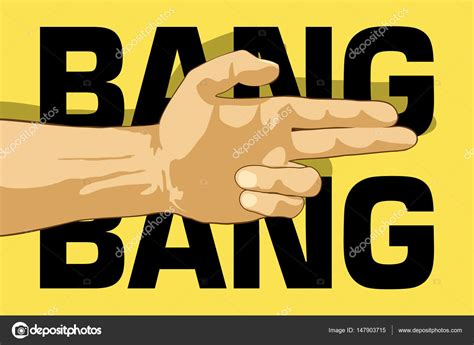 Imágenes: bang bang | Bang bang hand — Vector de stock 