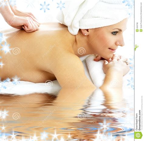 They also allow for developing balance and coordination in younger children. Massage pleasure in water stock photo. Image of lady ...