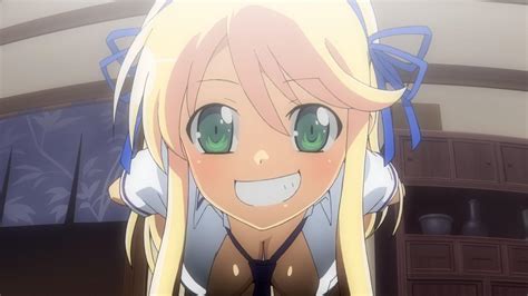 Emoji meaning a yellow face with simple, open eyes and a broad, open smile, showing upper teeth and tongue on some platforms. Katsuragi's Happy Face | Senran Kagura | Know Your Meme